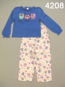 Пижама для девочек (W12-4208). Пижама