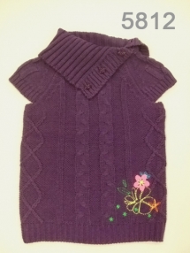 Пуловер для девочек (W12-5812). Пуловер