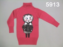 Туника с длинным рукавом для девочек (W12-5913). Туника с длинным рукавом