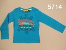 Футболка с длинным рукавом для девочек (W12-5714). Футболка с длинным рукавом