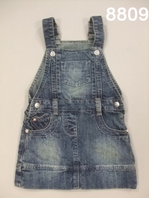 Джинсовая юбка для девочек (W12-8809). Юбка