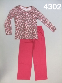 Пижама для девочек (W12-4302). Пижама