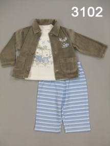 Костюм-двойка для мальчиков (W12-3102). Костюм-двойка
