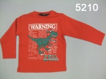 Футболка с длинным рукавом для мальчиков (W12-5210. Футболка с длинным рукавом