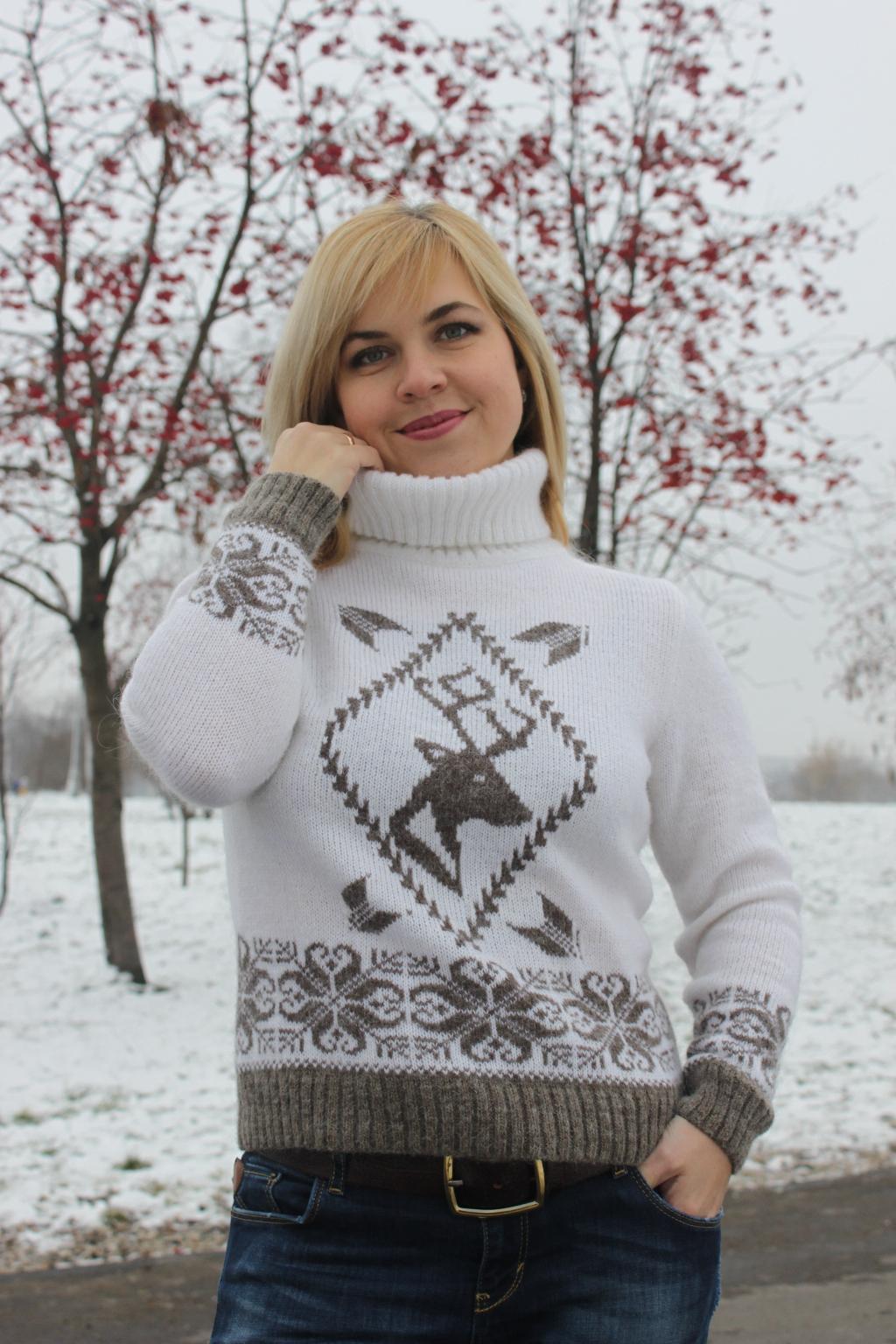 Зима свитер