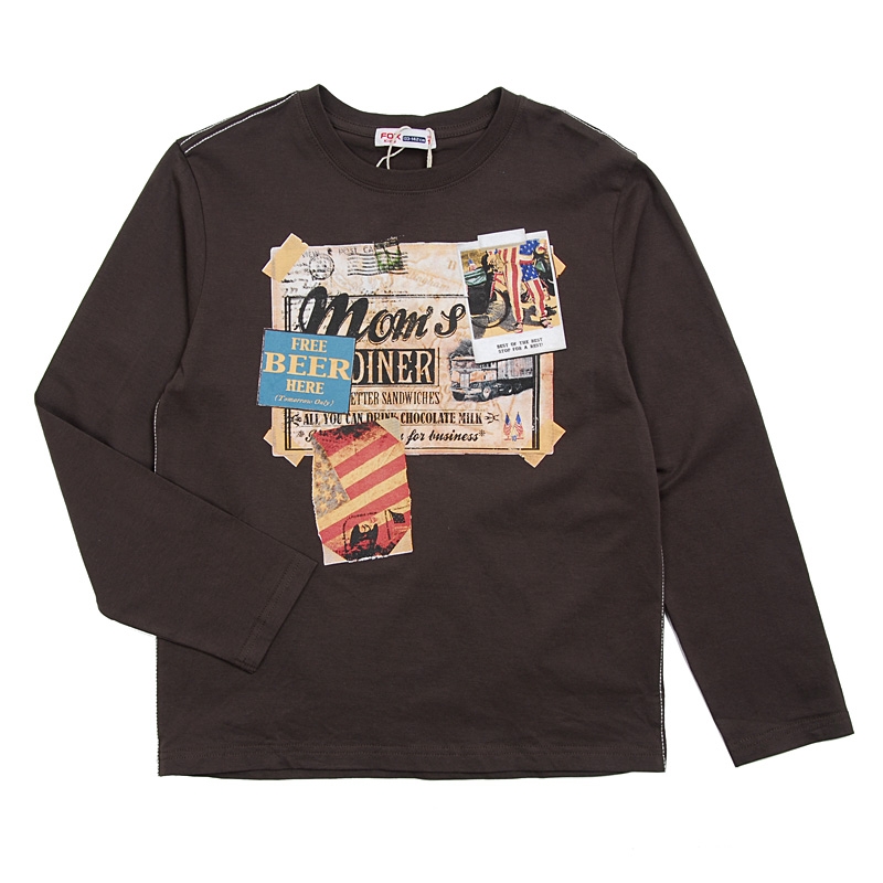 Футболка с длинным рукавом (KBW13-93764). Футболка с длинным рукавом