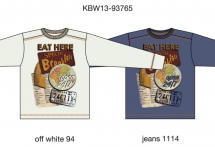 Футболка с длинным рукавом (KBW13-93765). Футболка с длинным рукавом