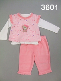 Костюм-двойка для девочек (W12-3601). Костюм-двойка