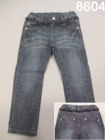 Джинсы для девочек (W12-8604). Джинсы