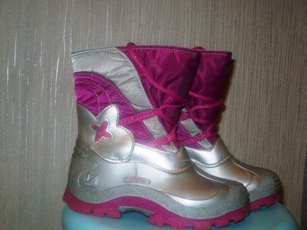 Резиновый сапоги зебра 31 р. 400 р.. детская обувь  б/у
