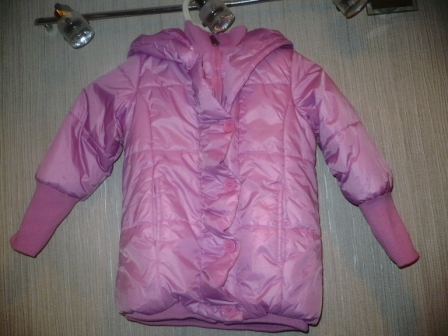 Куртка розовая 122 р. осень 900 р. Плей Тудей. Детская одежда б/у
