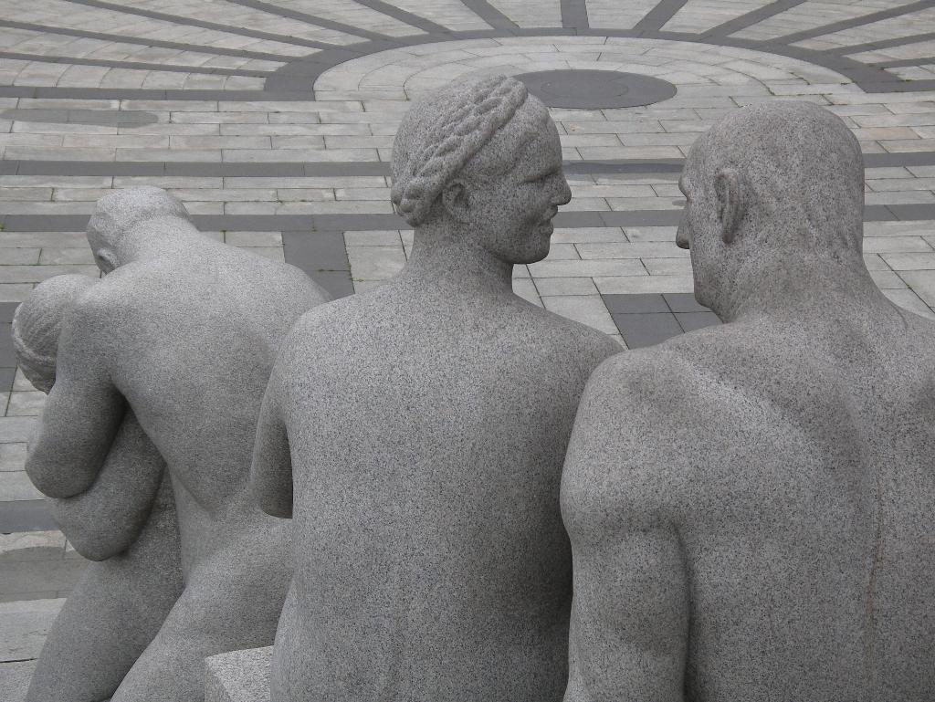 Осло. парк скульптур Вигеланда. с миру по нитке