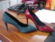 Туфли Фи изумрудная замша 129. Лето 2014