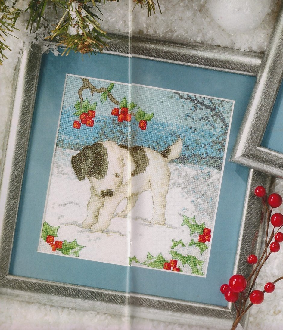 щенок в снегу. Разное о собаках