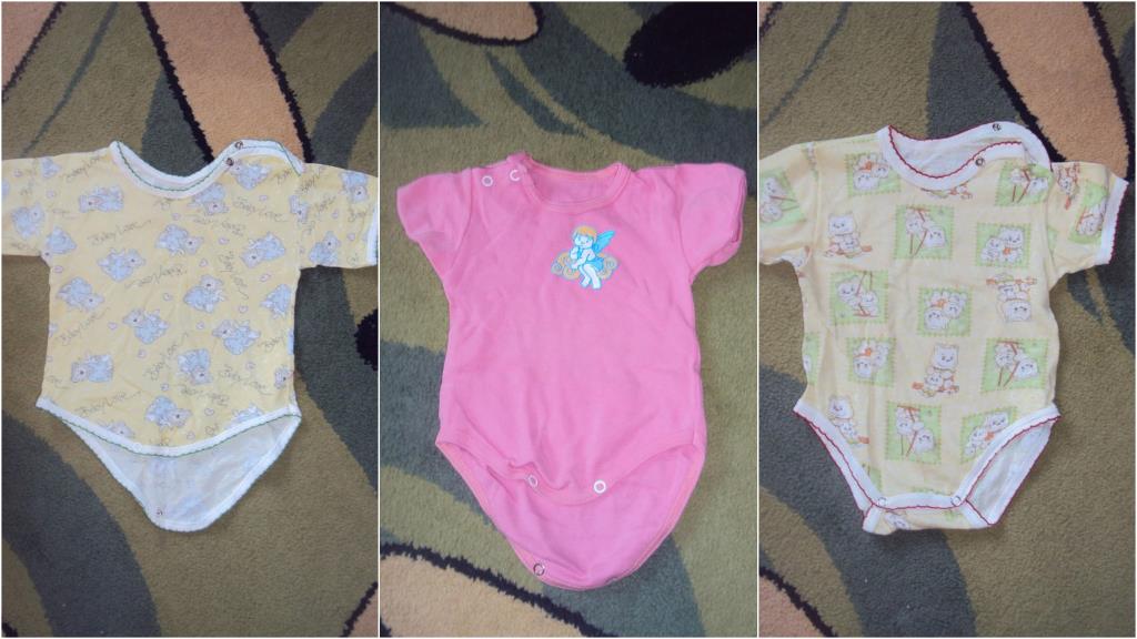 бодики с коротким руковом до 2-х лет. я-Отдала с 01.06.2019