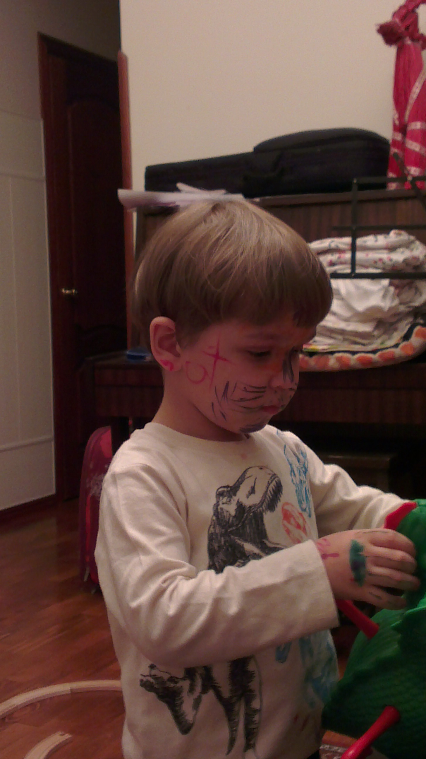 Влад - тигр. Мейк-ап - Анютин.. 