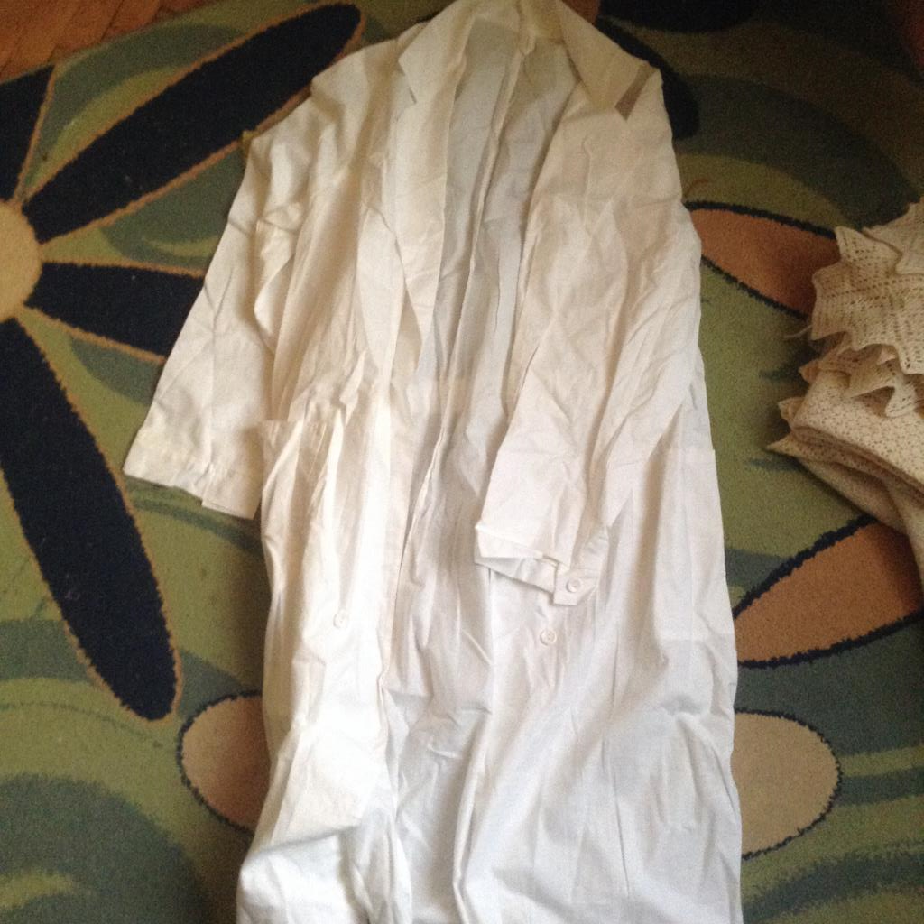 Белый халат большого размера. я-Отдала с 01.06.2019
