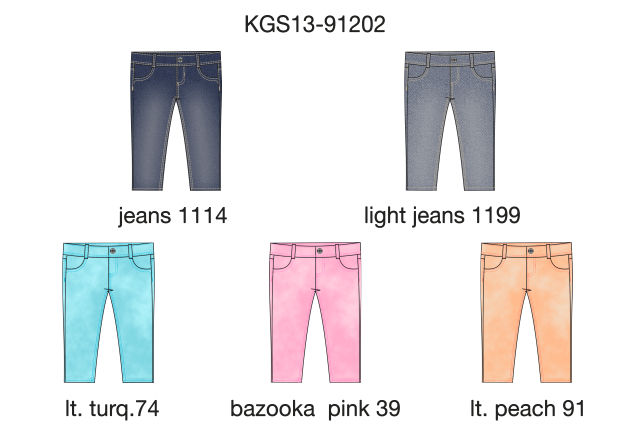 Бриджи для девочек (KGS13-91202). Бриджи