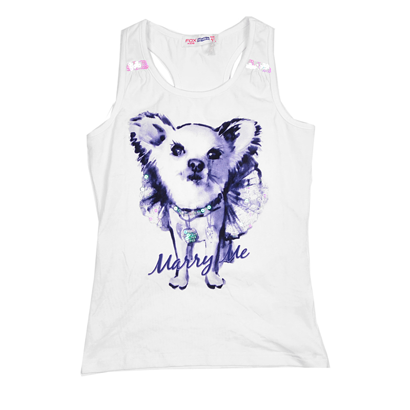 Майка для девочек (KGS13-94701). Майка