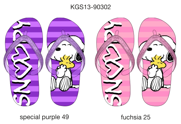 Сланцы для девочек (KAS13-90302). Обувь