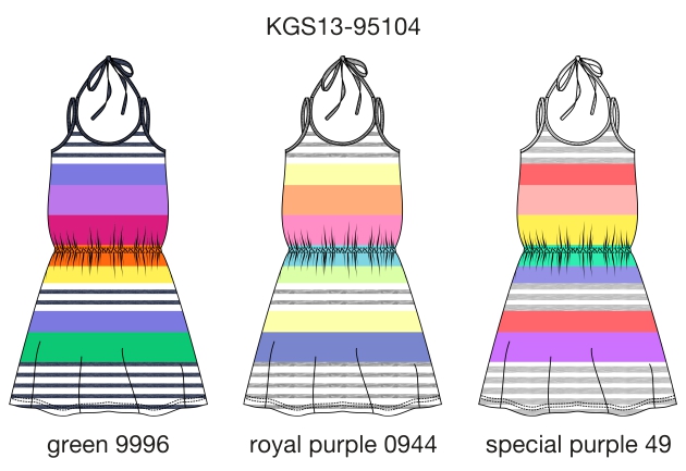 Платье для девочек (KGS13-95104). Платье