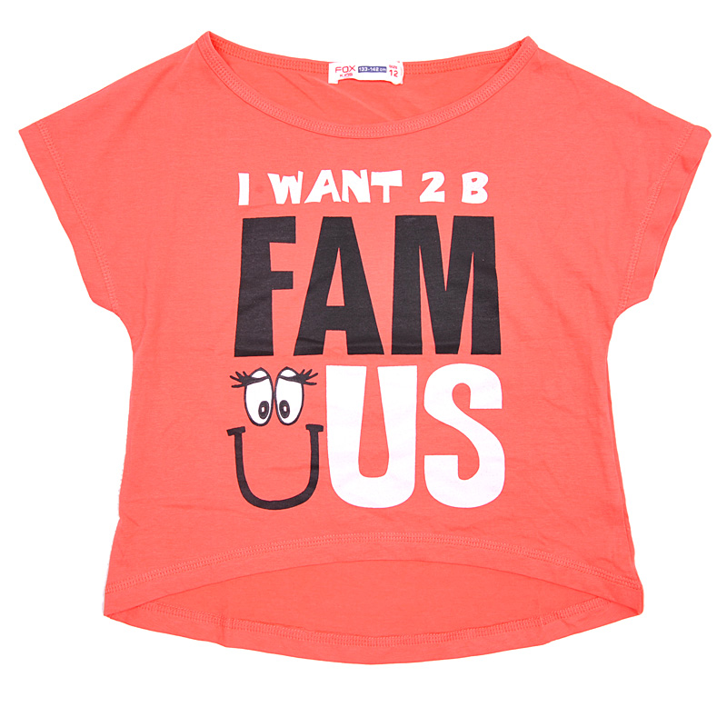 Футболка для девочек (KGS13-93103). Футболка