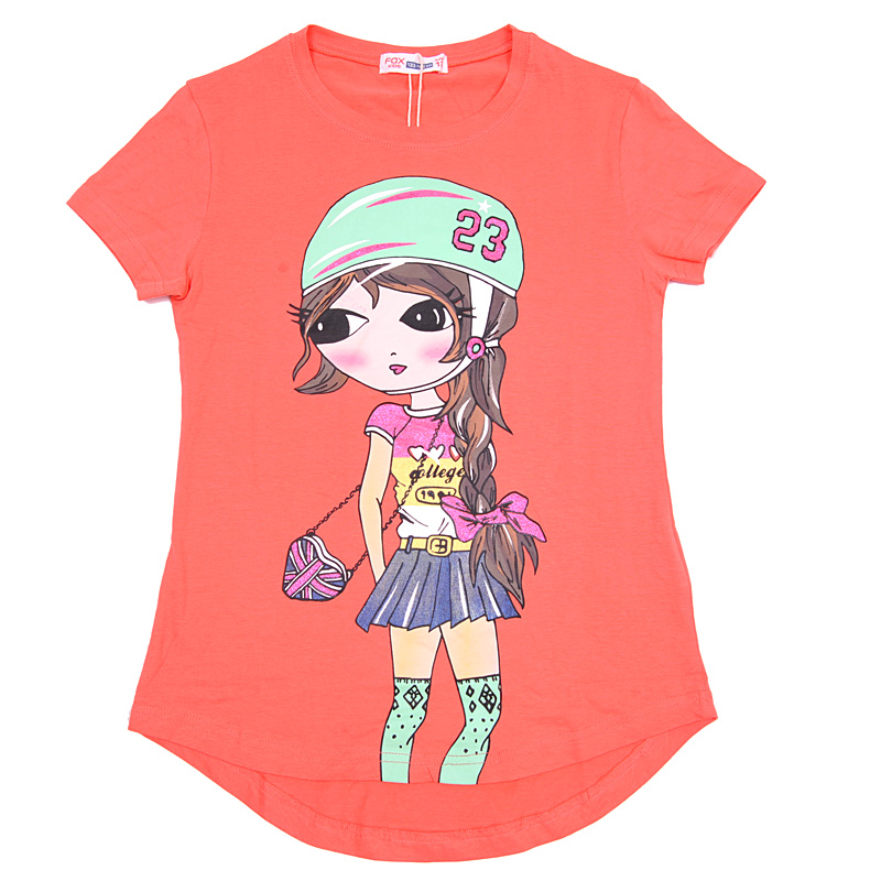 Футболка для девочек (KGS13-93104). Футболка
