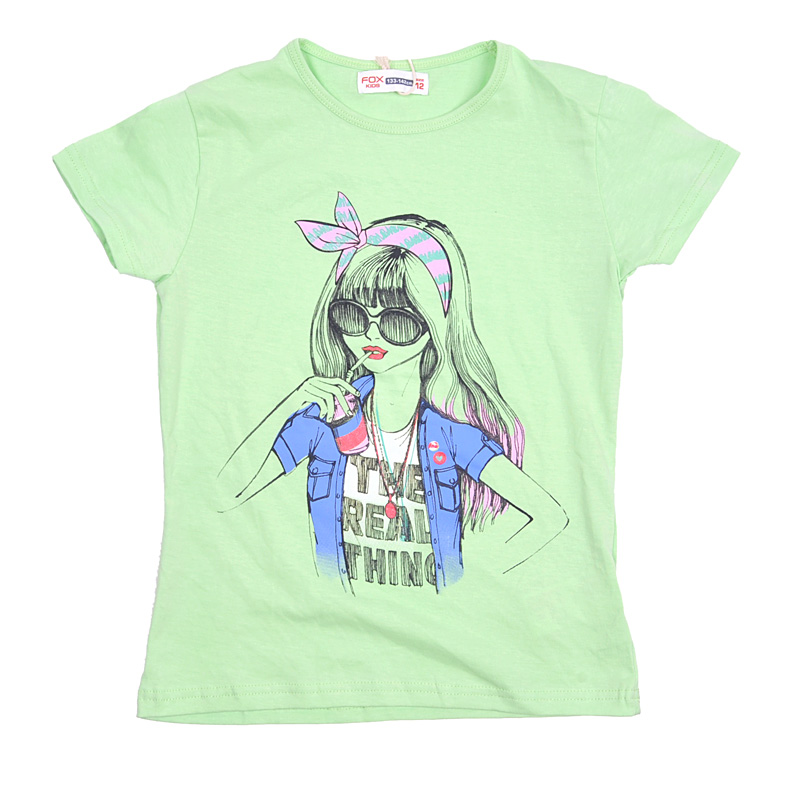 Футболка для девочек (KGS13-93110). Футболка