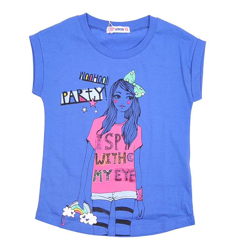 Футболка для девочек (KGS13-93704). Футболка