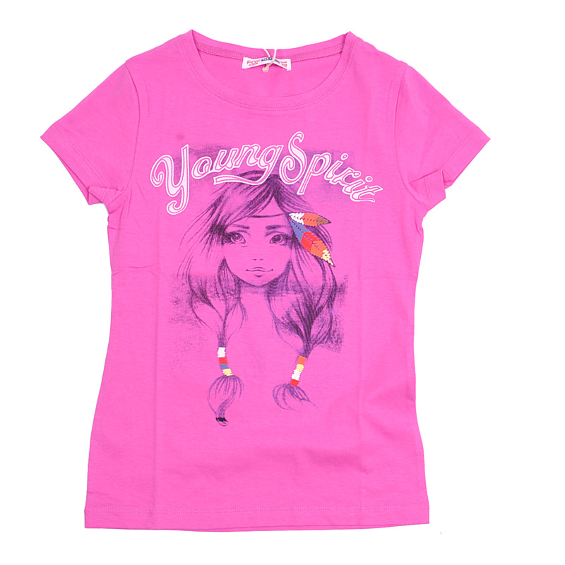 Футболка для девочек (KGS13-93711). Футболка