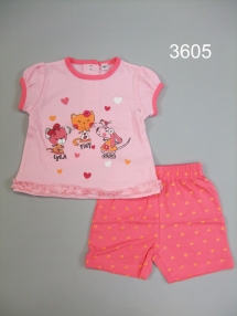 Костюм-двойка для девочек (Z13-3605). Костюм-двойка