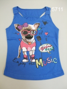 Майка для девочек (Z13-5711). Майка