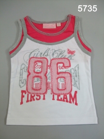 Майка для девочек (Z13-5735). Майка