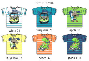 Футболка для мальчиков (BBS13-37506). Футболка