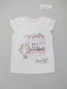 Футболка для девочек (Z13-5709). Футболка