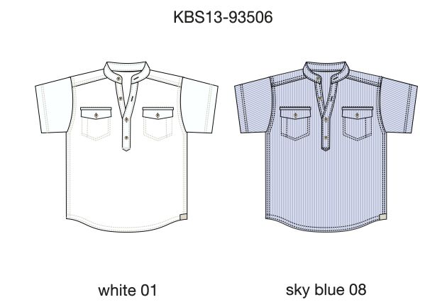 Рубашка с коротким рукавом для мал (KBS13-93506). Рубашка с коротким рукавом