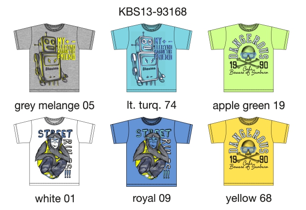 Футболка для мальчиков (KBS13-93168). Футболка