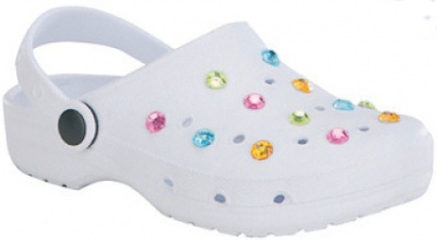 Кроксы со стразами. 