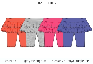 Бриджи+юбка для девочек. Бриджи+юбка