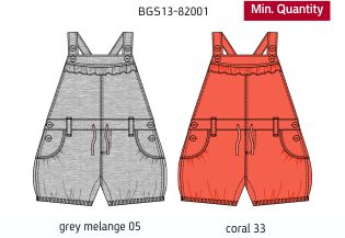 Комбинезон для девочек (BGS13-82001). Комбинезон