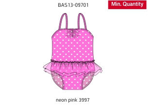 Купальник для девочек (BAS13-09701). Купальник