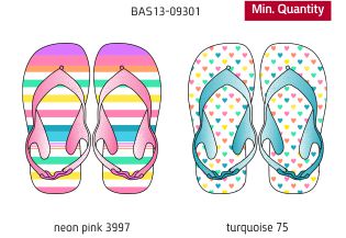 Сланцы для девочек (BAS13-09301). Обувь