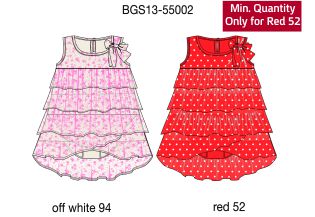 Платье для девочек (BGS13-55002). Платье