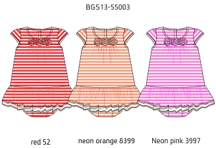 Платье для девочек (BGS13-55003). Платье