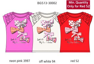 Футболка для девочек (BGS13-30002). Футболка