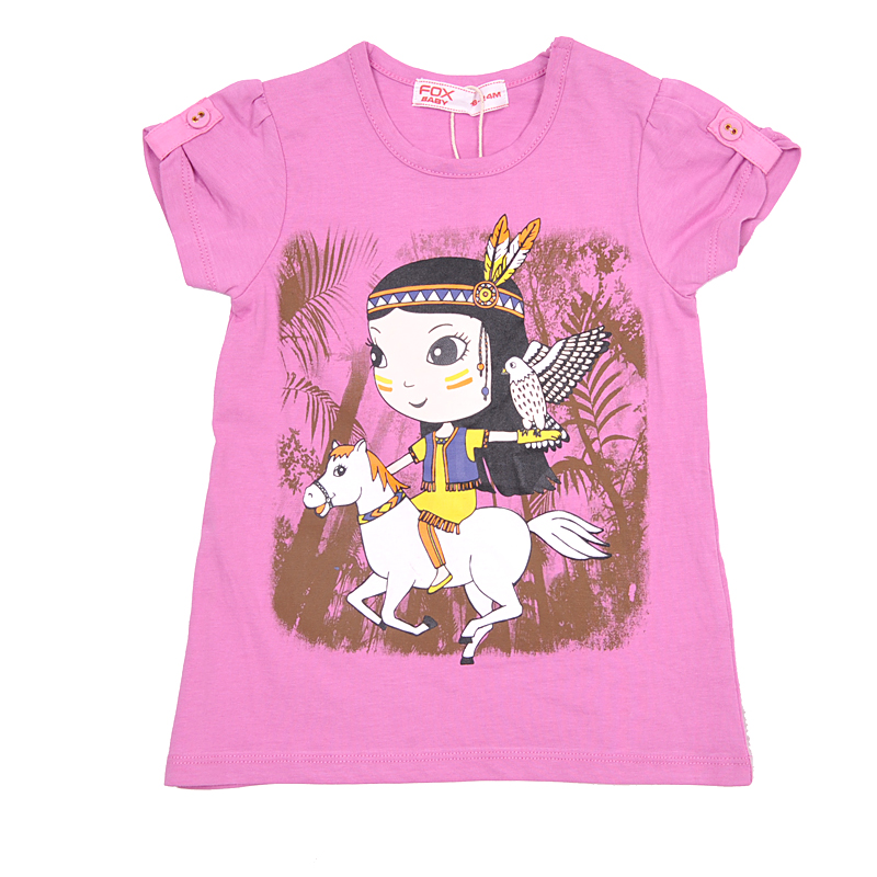 Футболка для девочек (BGS13-37007). Футболка