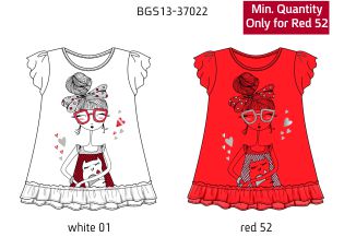 Футболка для девочек (BGS13-37022). Футболка