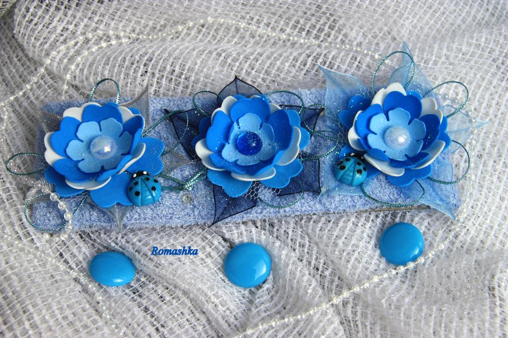 'Полянка' повязка. Украшения для волос 