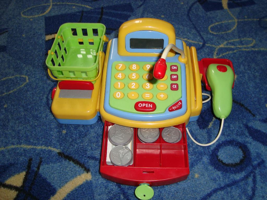 кассовый аппарат. игрухи