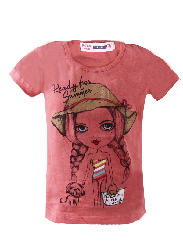 Футболка для девочек (KGS13-93106). Футболка